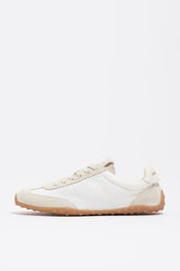 Deportiva 13 29 serraje y nylon blanca