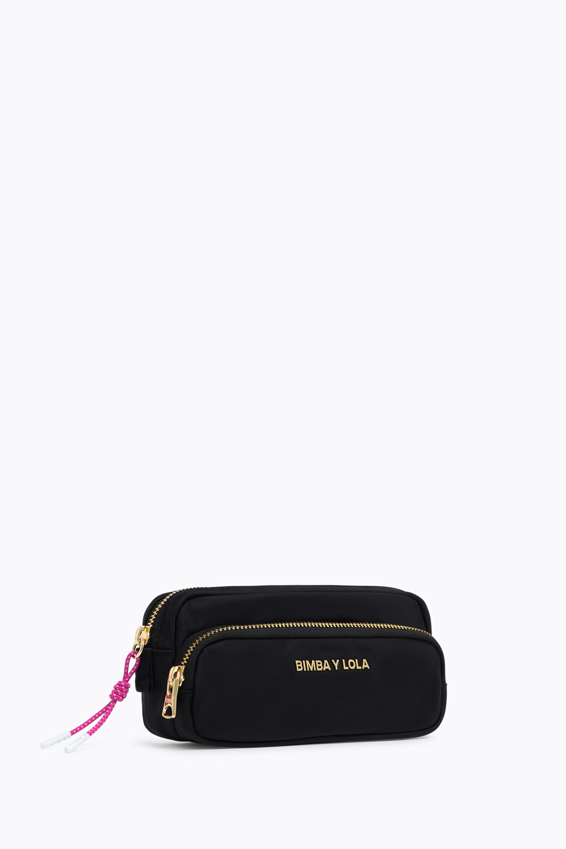 Estuche bolsillos nylon negro
