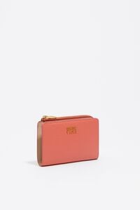 Cartera piel rosa chicle