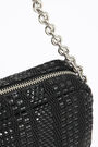 Bolso bandolera XS trenzado negro Bolso bandolera XS trenzado negro