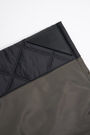 Bolso solapa L acolchado nylon negro Bolso solapa L acolchado nylon negro