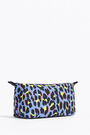 Neceser trapecio L nylon leopardo azul Neceser trapecio L nylon leopardo azul