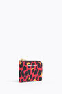 Monedero S nylon leopardo rojo Monedero S nylon leopardo rojo