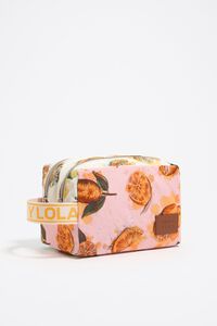 Neceser doble grande nylon Lemons rosa